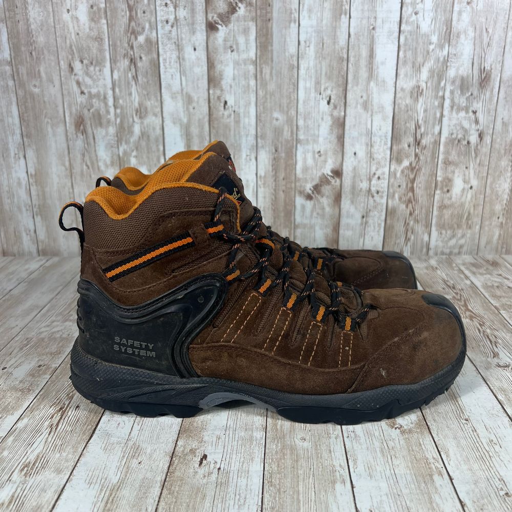 Thorogood Men's Safety‎ Hiking Boots Brown Suede Outdoor Work Shoes